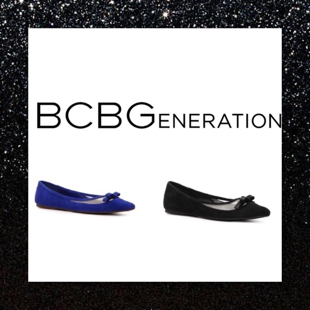 JUST IN🆕NIB BCBG Black Suede Flats MSRP $79 - Picture 6 of 6